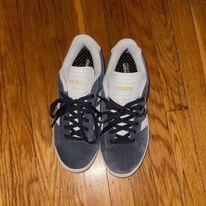 Adidas Men's Blue Grand Court Alpha Sneakers